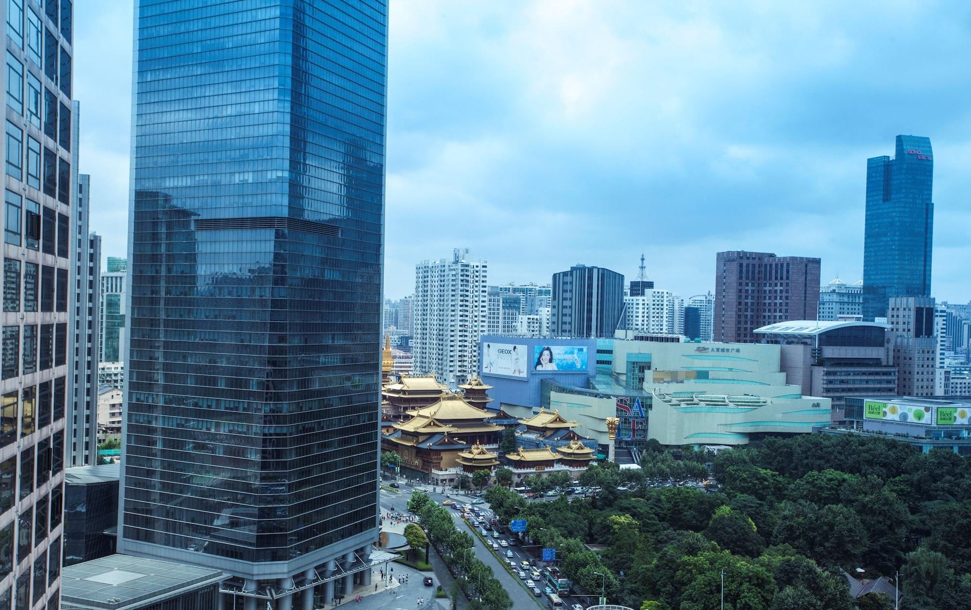 The Kunlun Jing An Hotel Xangai Exterior foto